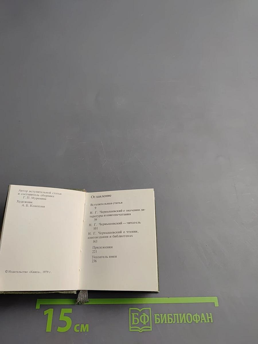 Н.Г. Чернышевский и книга