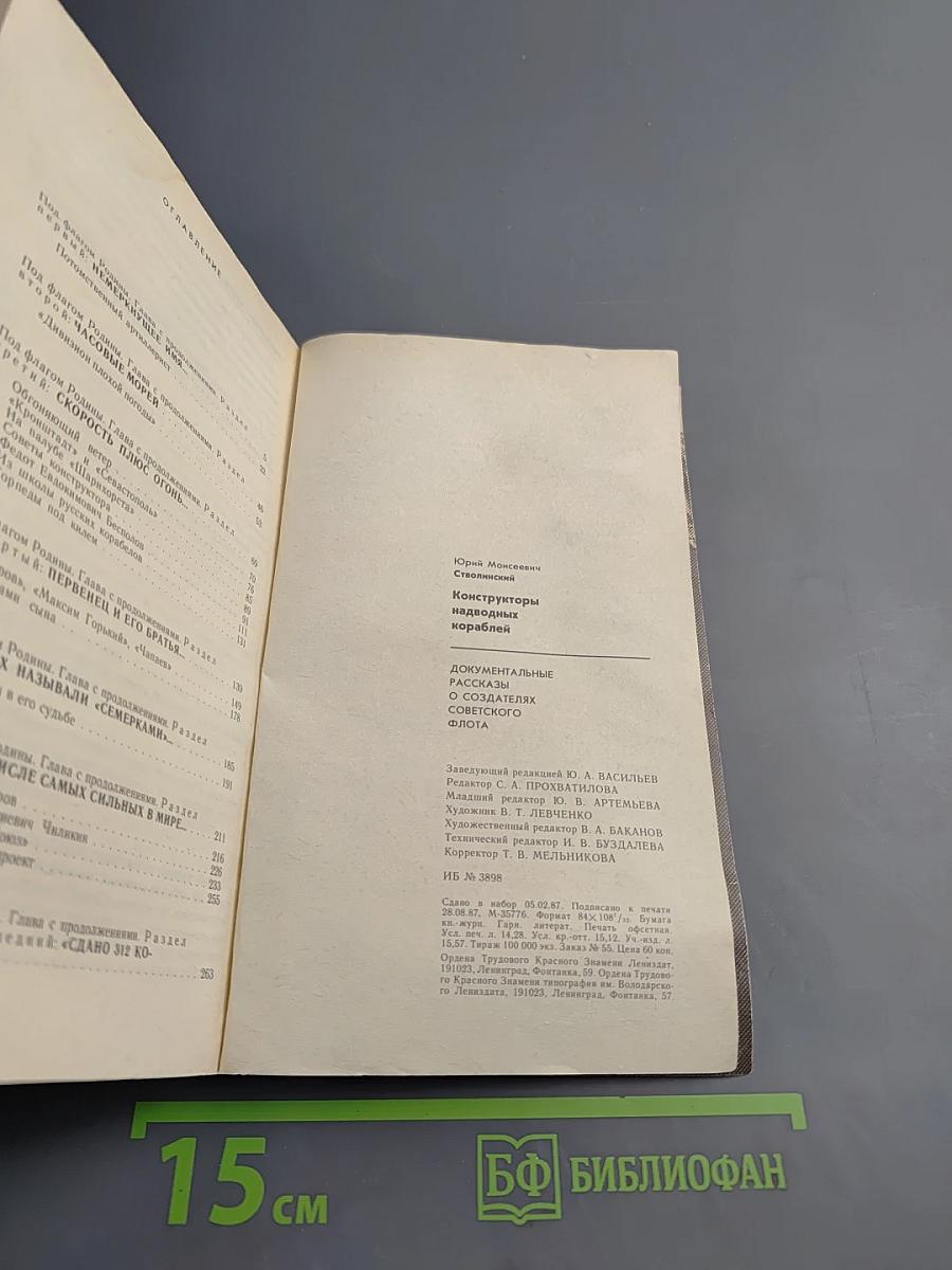 Конструкторы надводных кораблей