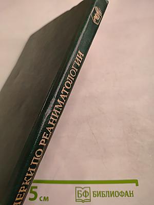 Очерки по реаниматологии