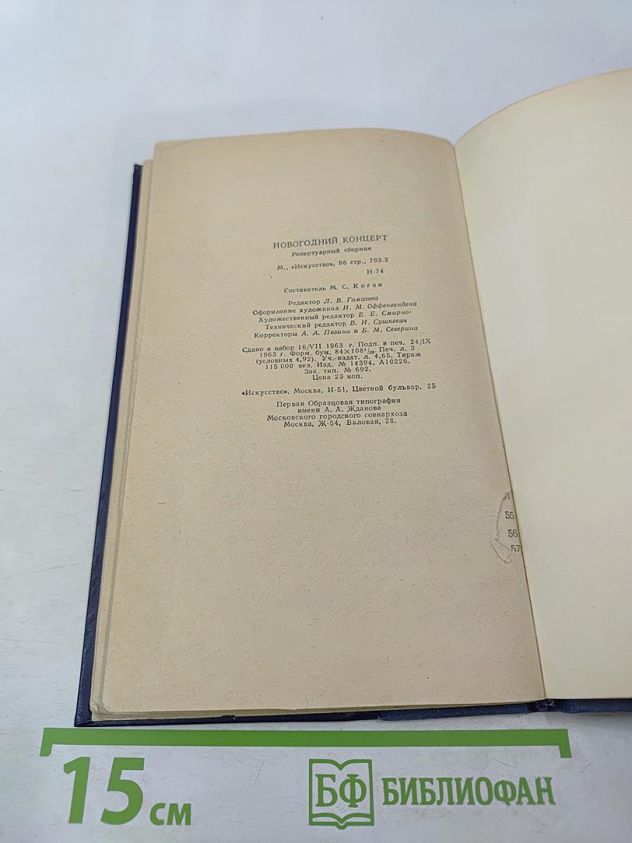 Новогодний концерт