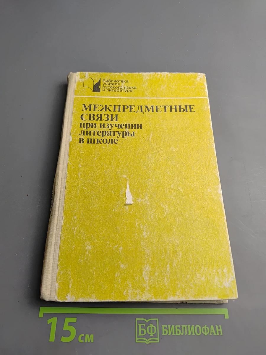 Межпредметные связи при изучении литературы в школе