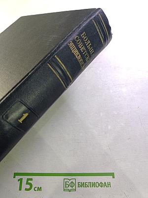 Большая Советская Энциклопедия, Том 1: А - Актуализм