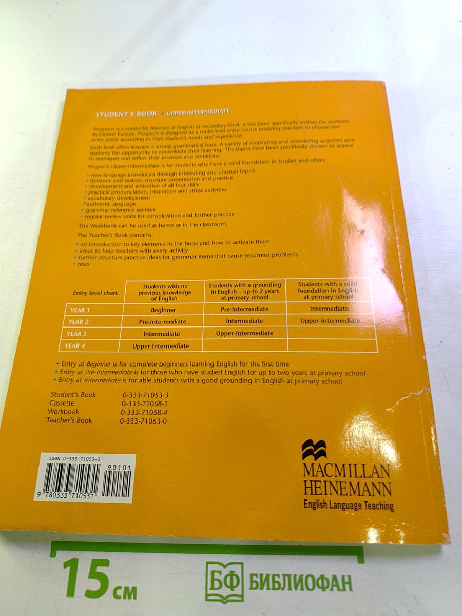 Prospects Student's Book Upper-Intermediate