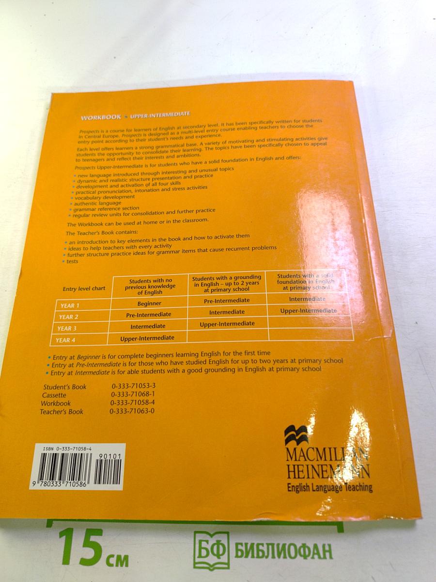 Prospects Workbook Upper-Intermediate