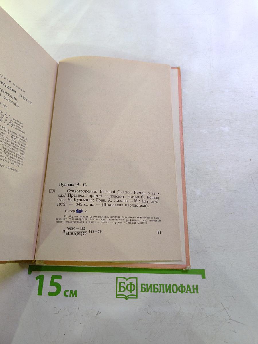 Стихотворения. Евгений Онегин