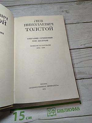 Собрание сочинений. Том десятый. Повести и рассказы. 1872-1903