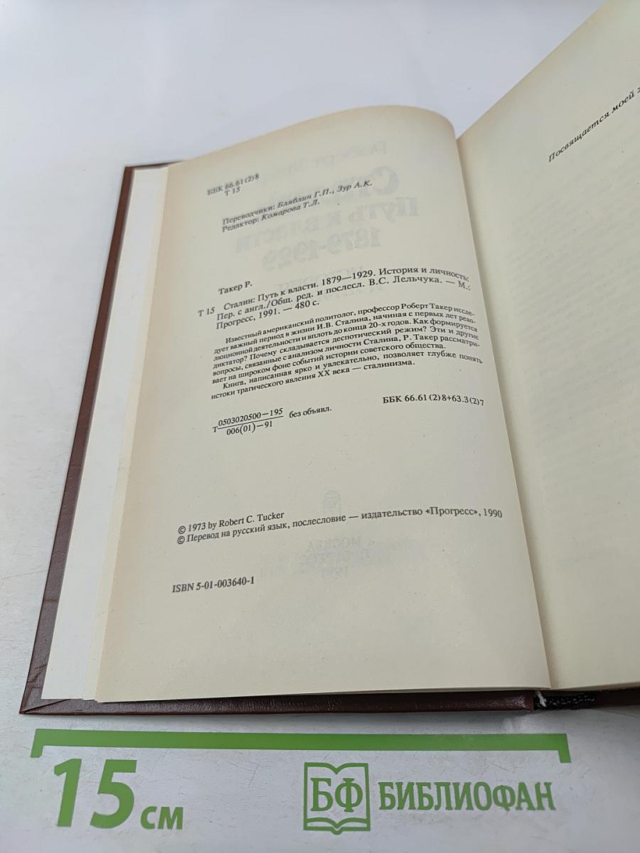 Сталин. Путь к власти 1879-1929. История и личность