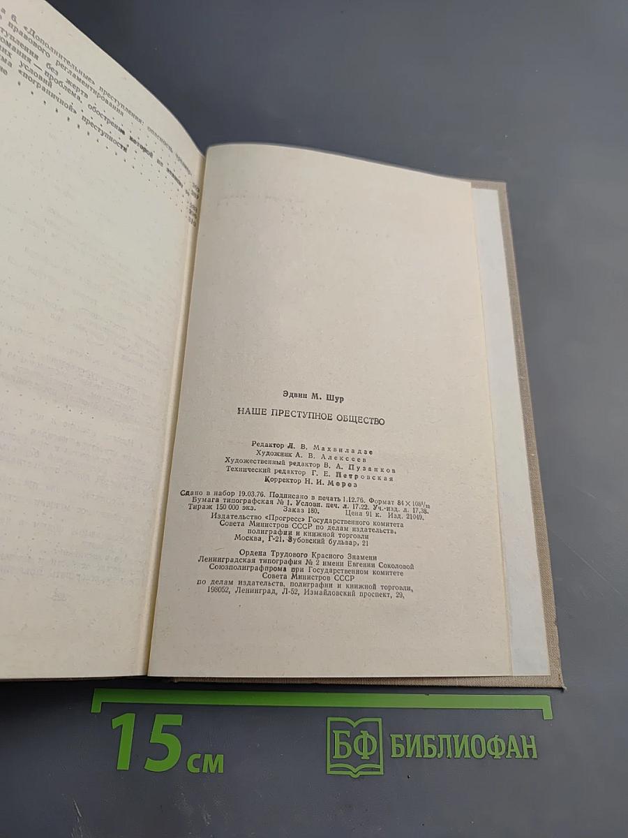 Наше преступное общество