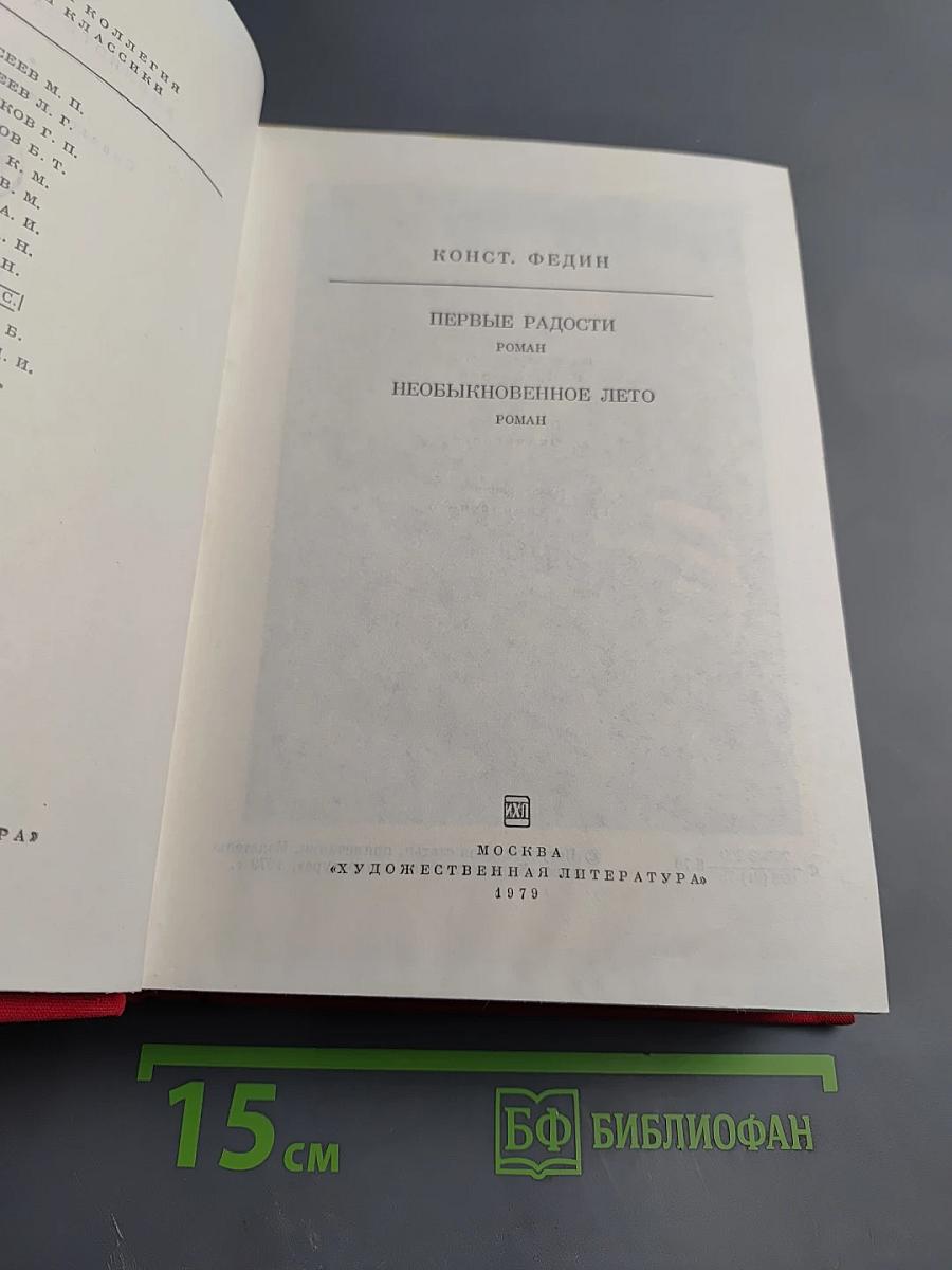 Первые радости. Необыкновенное лето