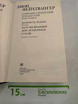 Собрание сочинений. Том шестой. Книга первая: Мудрость чудака, Черт во Франции, Дом Дездемоны, Статьи