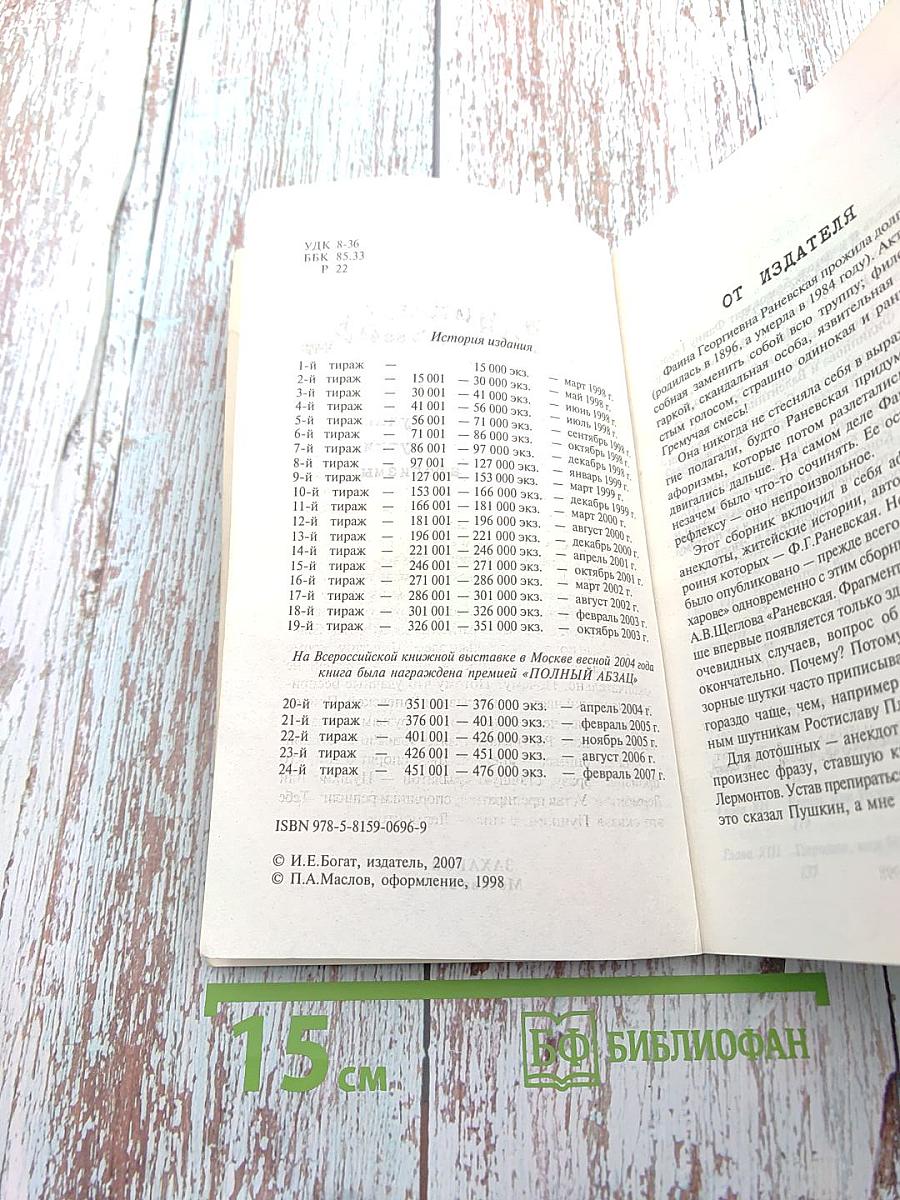 Фаина Раневская. Случаи, шутки, афоризмы