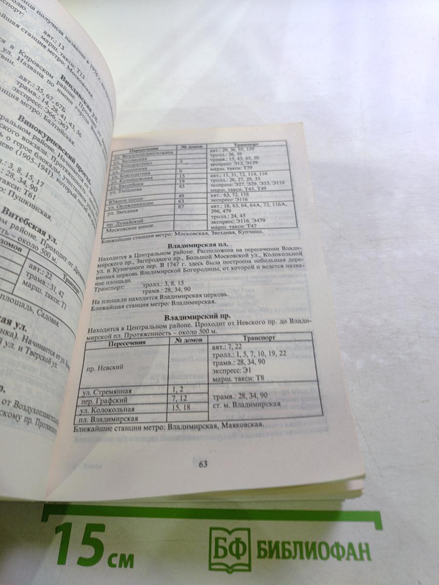 Улицы. Санкт-Петербург, Пушкин, Павловск, Колпино, Красное Село. Ежегодный справочник