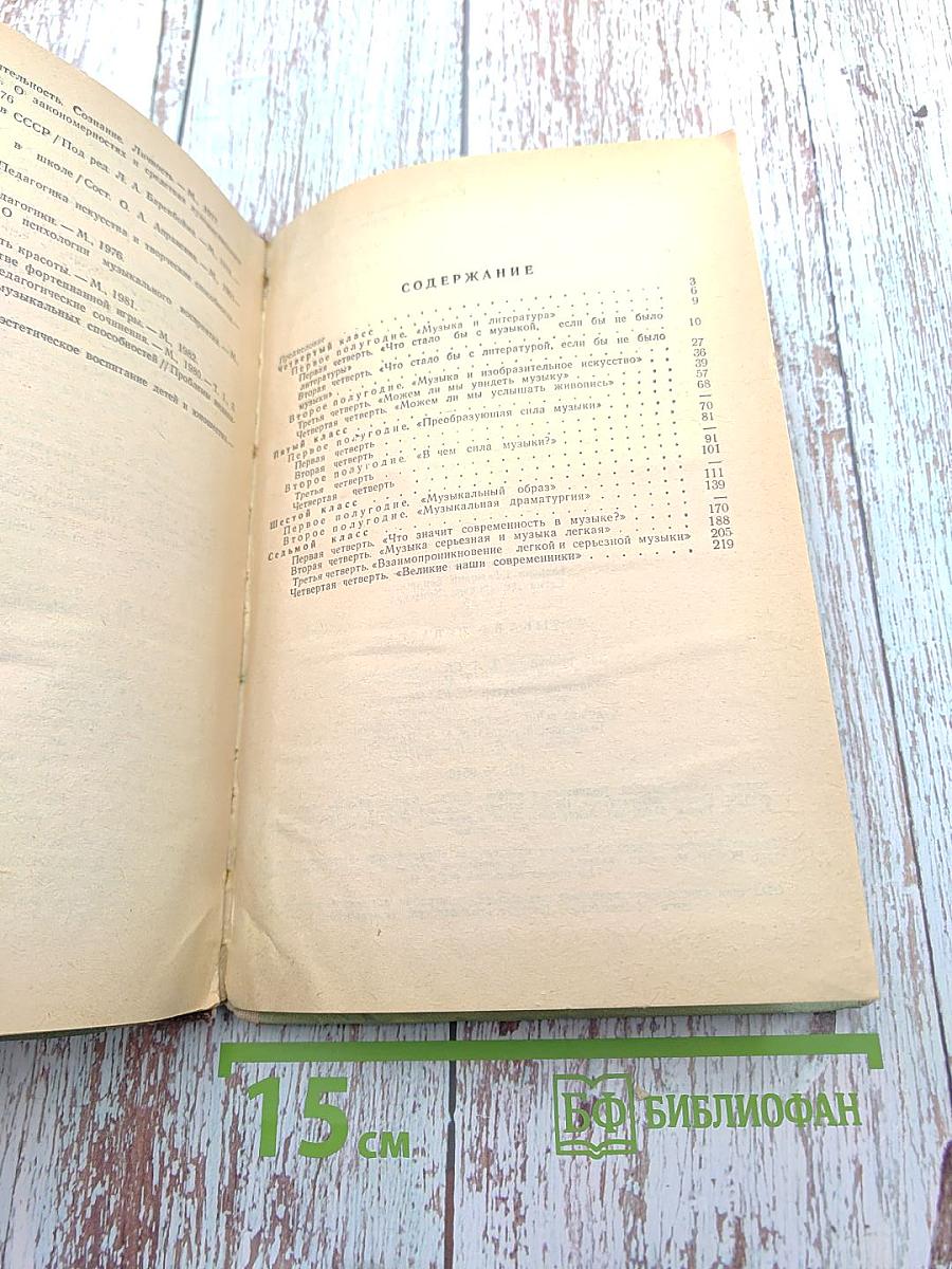 Музыка в 4-7 классах