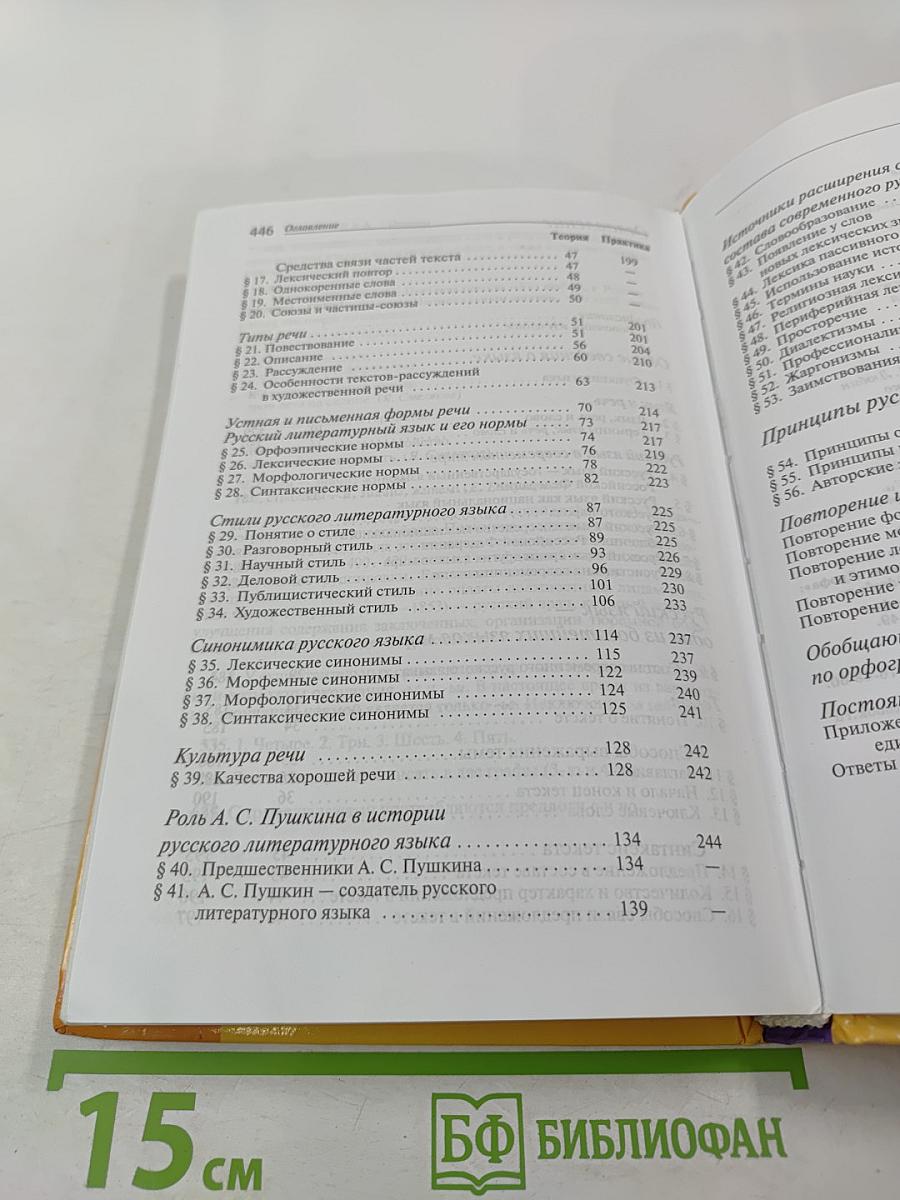 Русский язык 10-11 классы