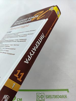 Русский язык и литература. Литература. 11 класс. Базовый уровень. 1 часть