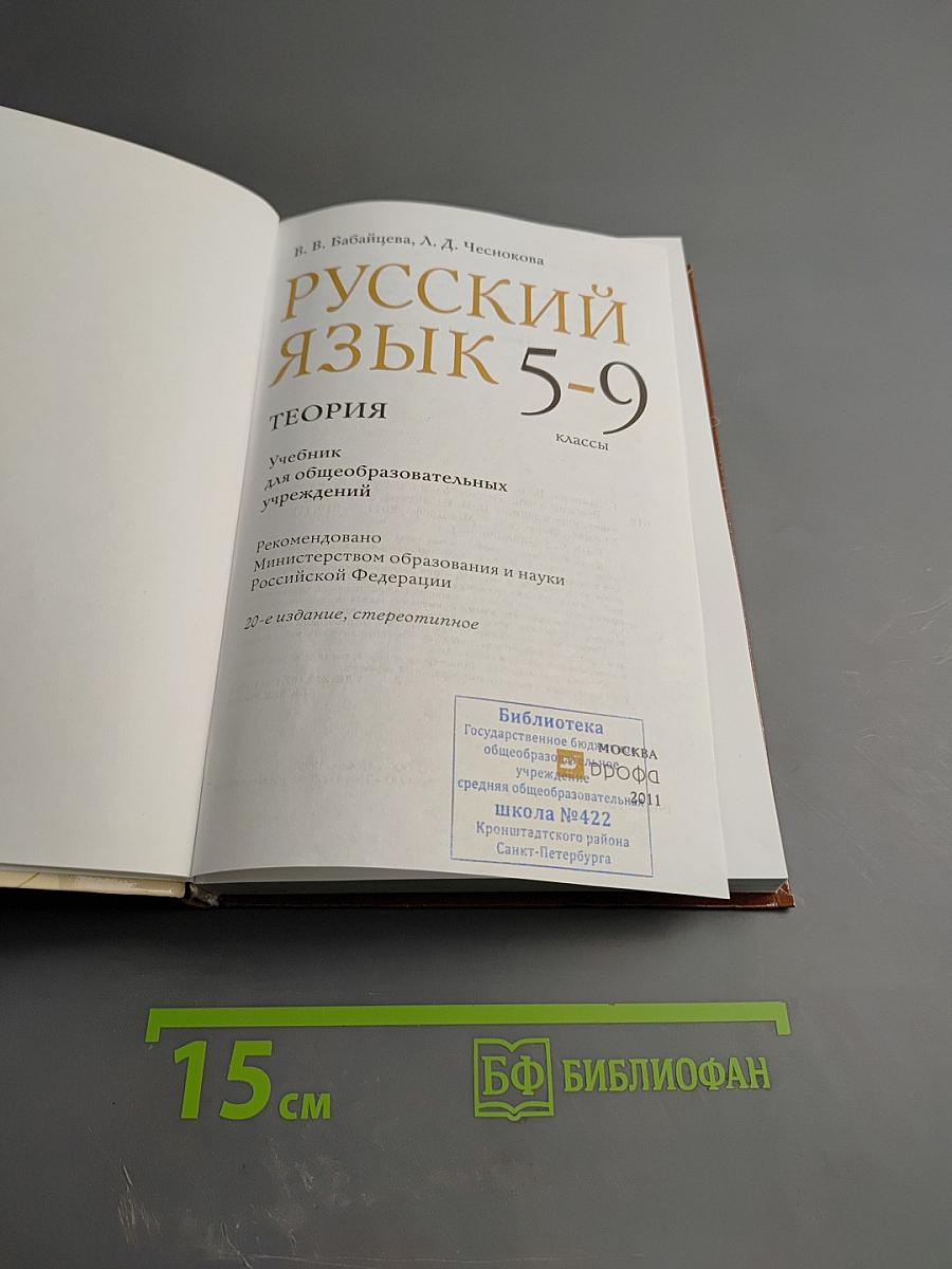 Русский язык. Теория 5-9 классы