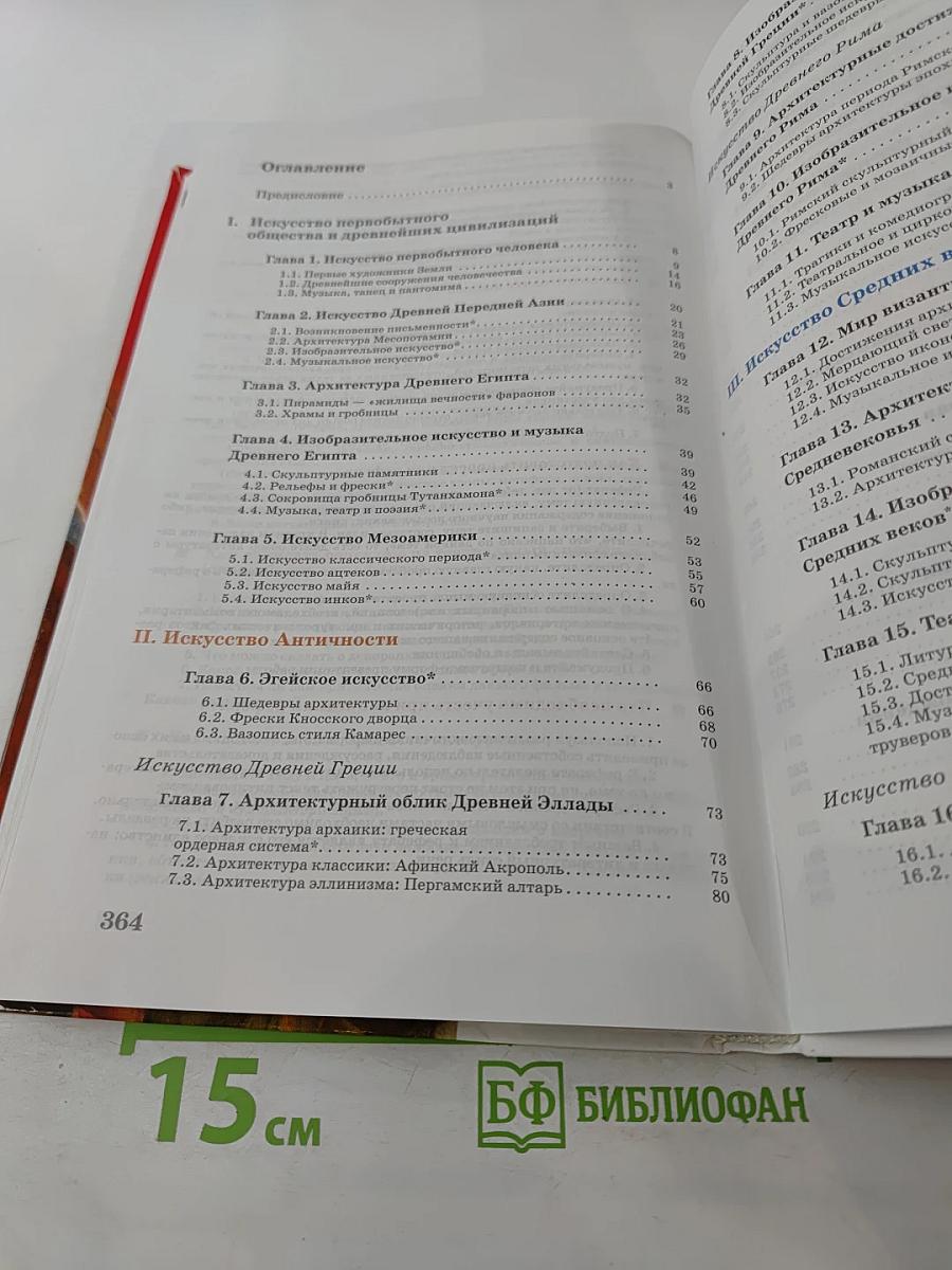 Искусство 10 класс. Базовый уровень