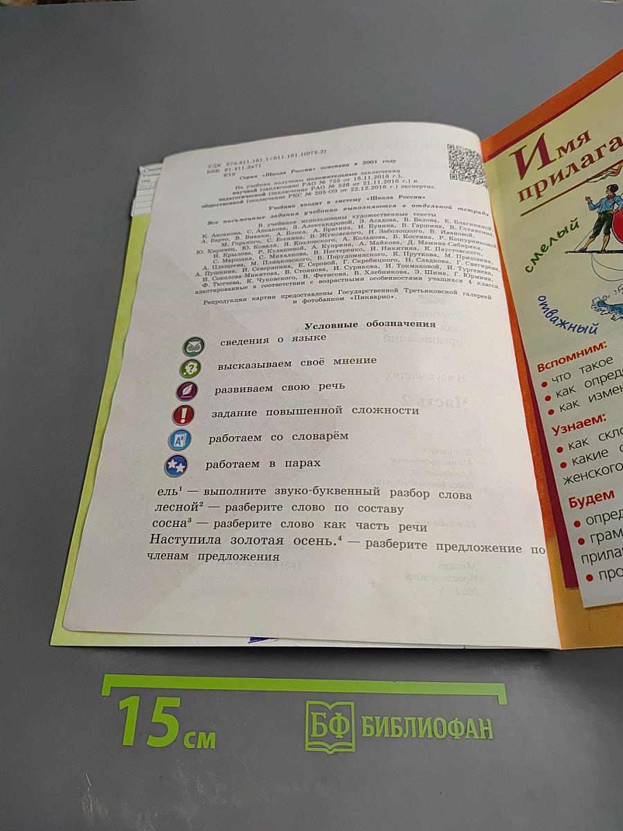 Русский язык. 4 класс. Часть 2