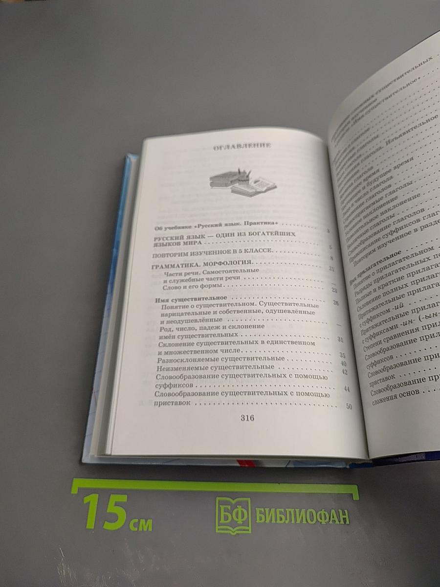 Русский язык. Практика 6 класс