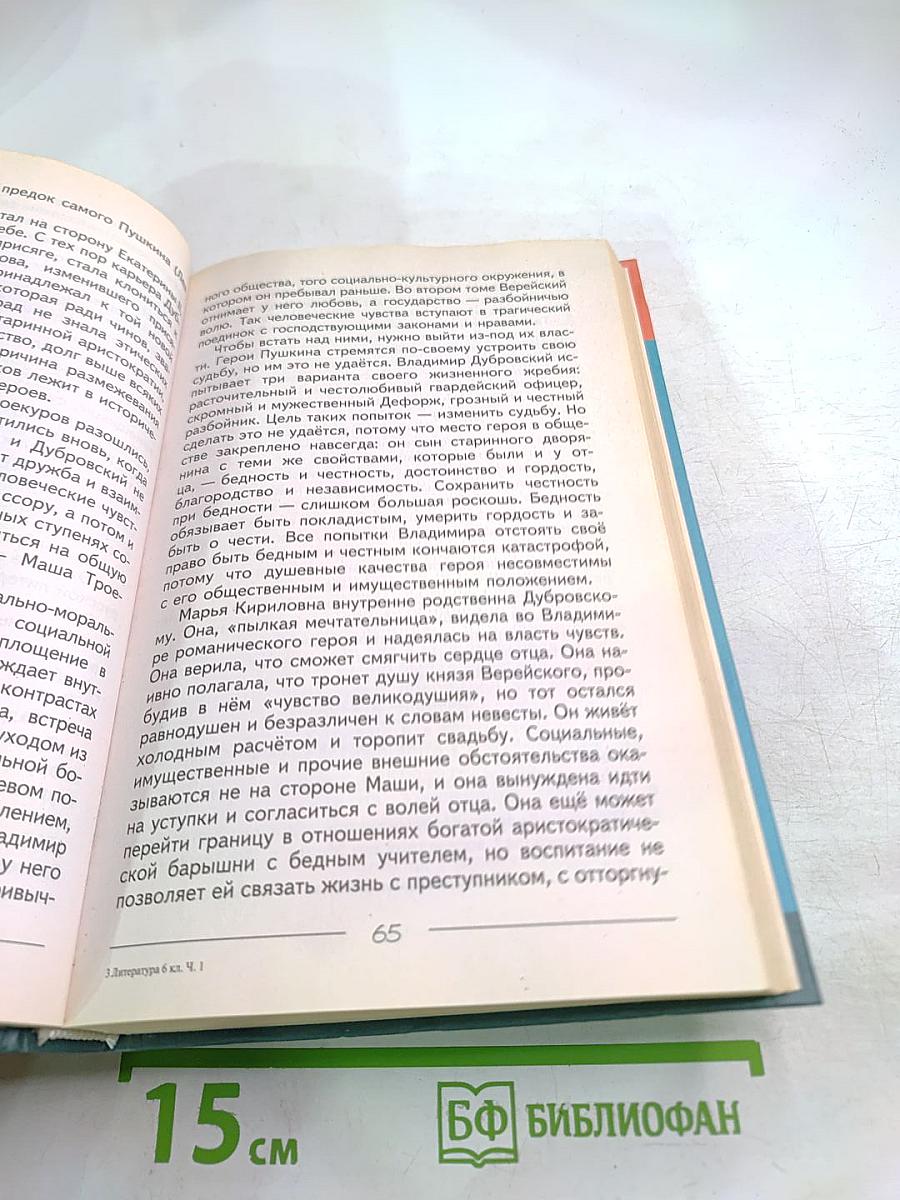 Литература 6 класс. Учебник. Часть 1
