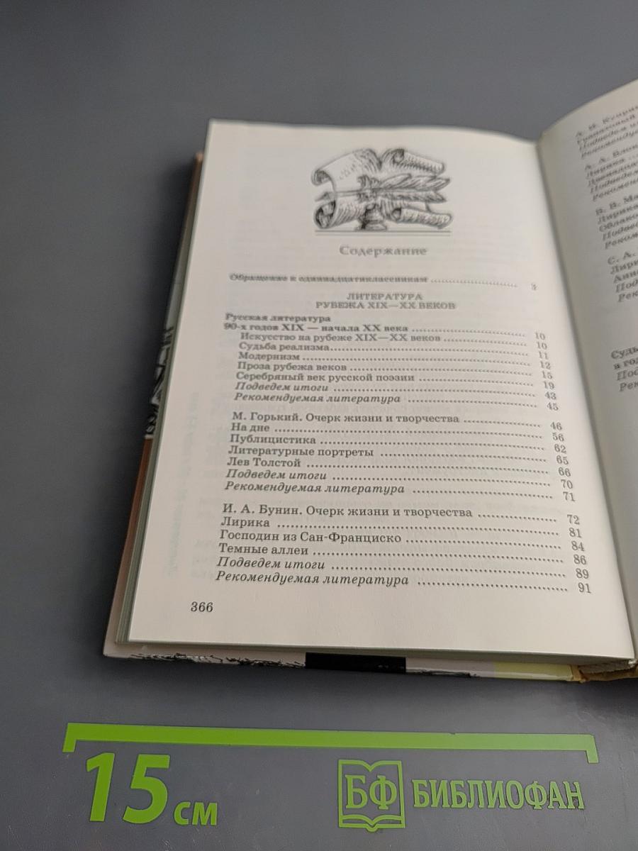 Литература. 11 класс. Часть 1