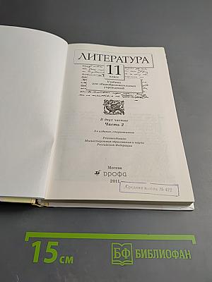 Литература 11 класс Часть вторая