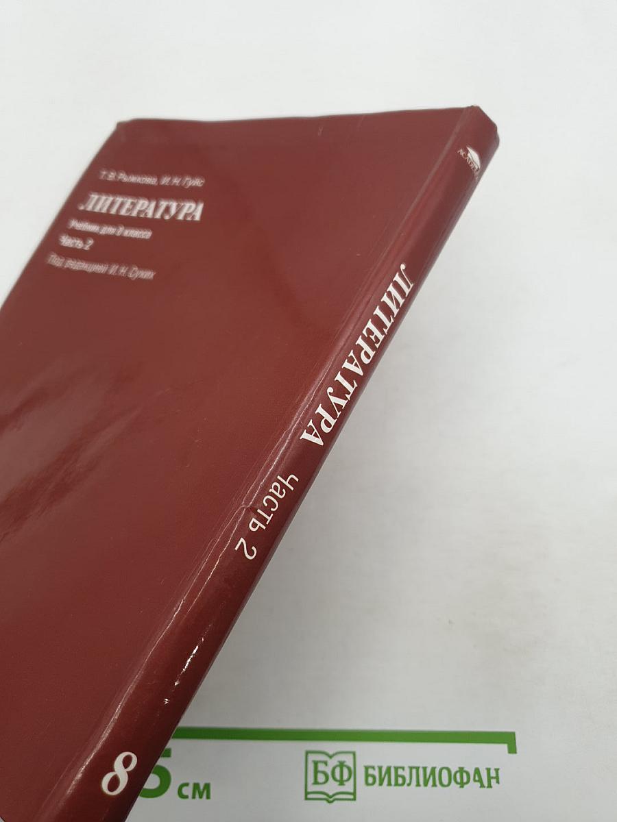 Литература. Учебник для 8 класса. Часть 2