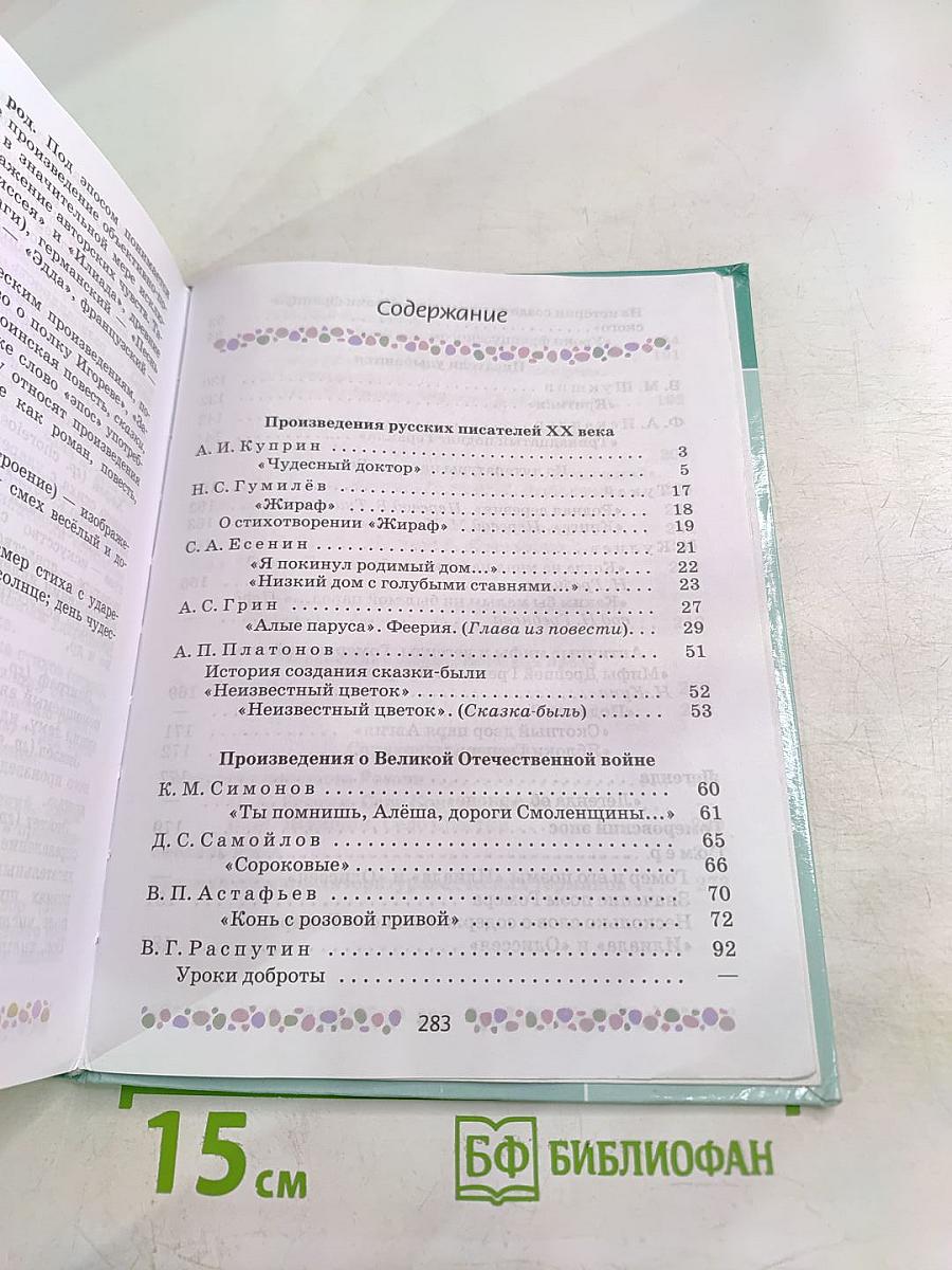 Литература, 6 класс, Часть 2