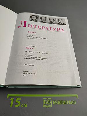 Литература. 6 класс. Часть 1