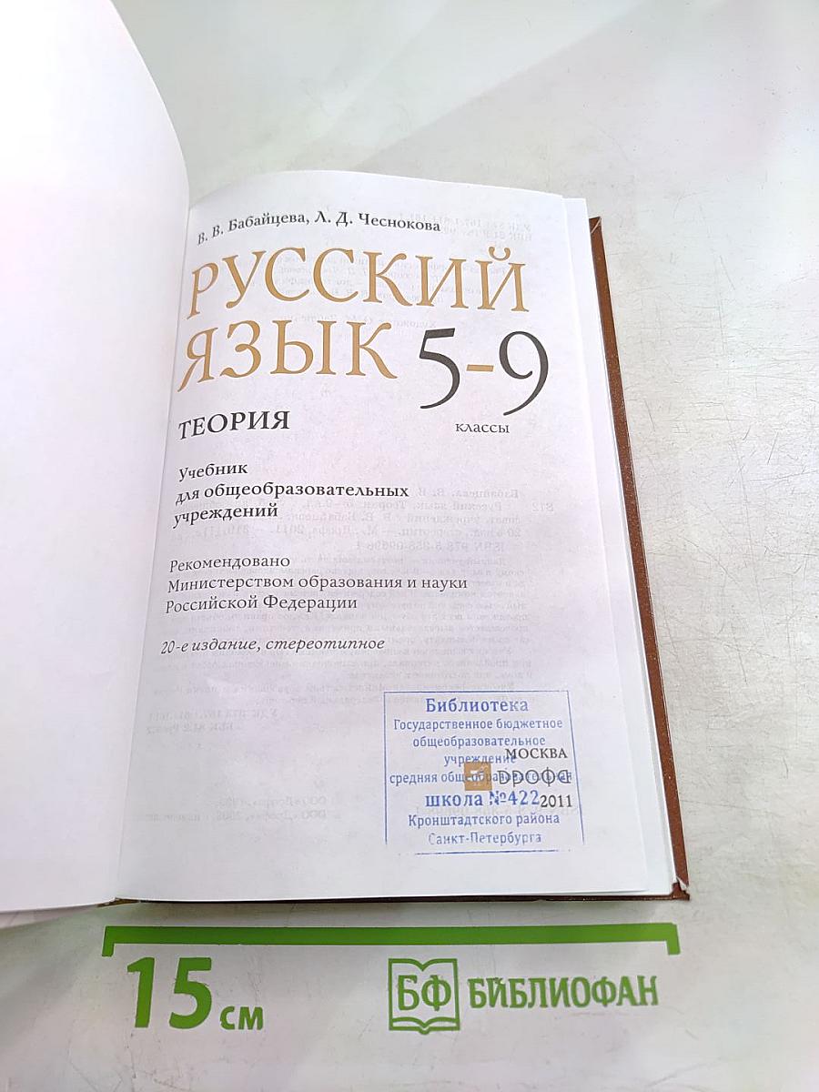 Русский язык. Теория 5-9