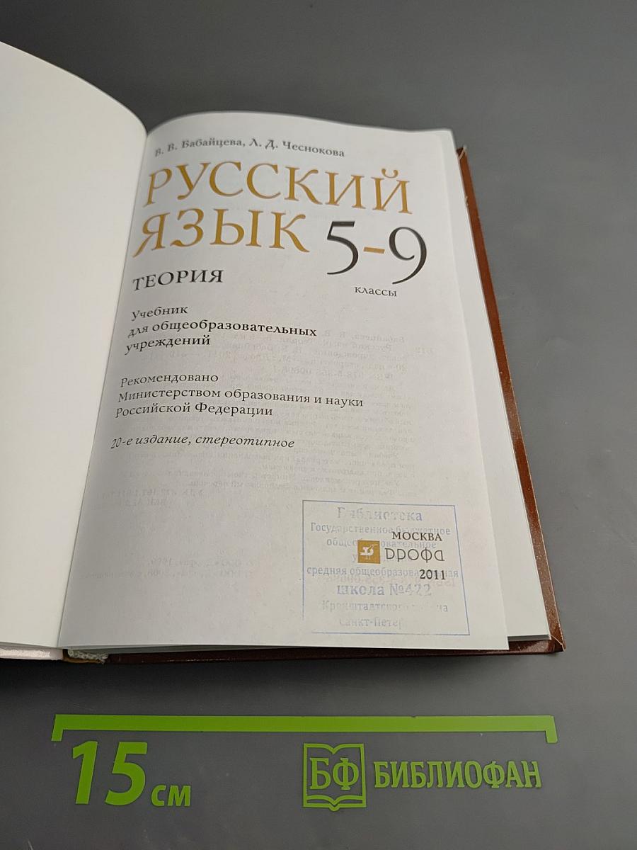 Русский язык. Теория. 5-9 классы