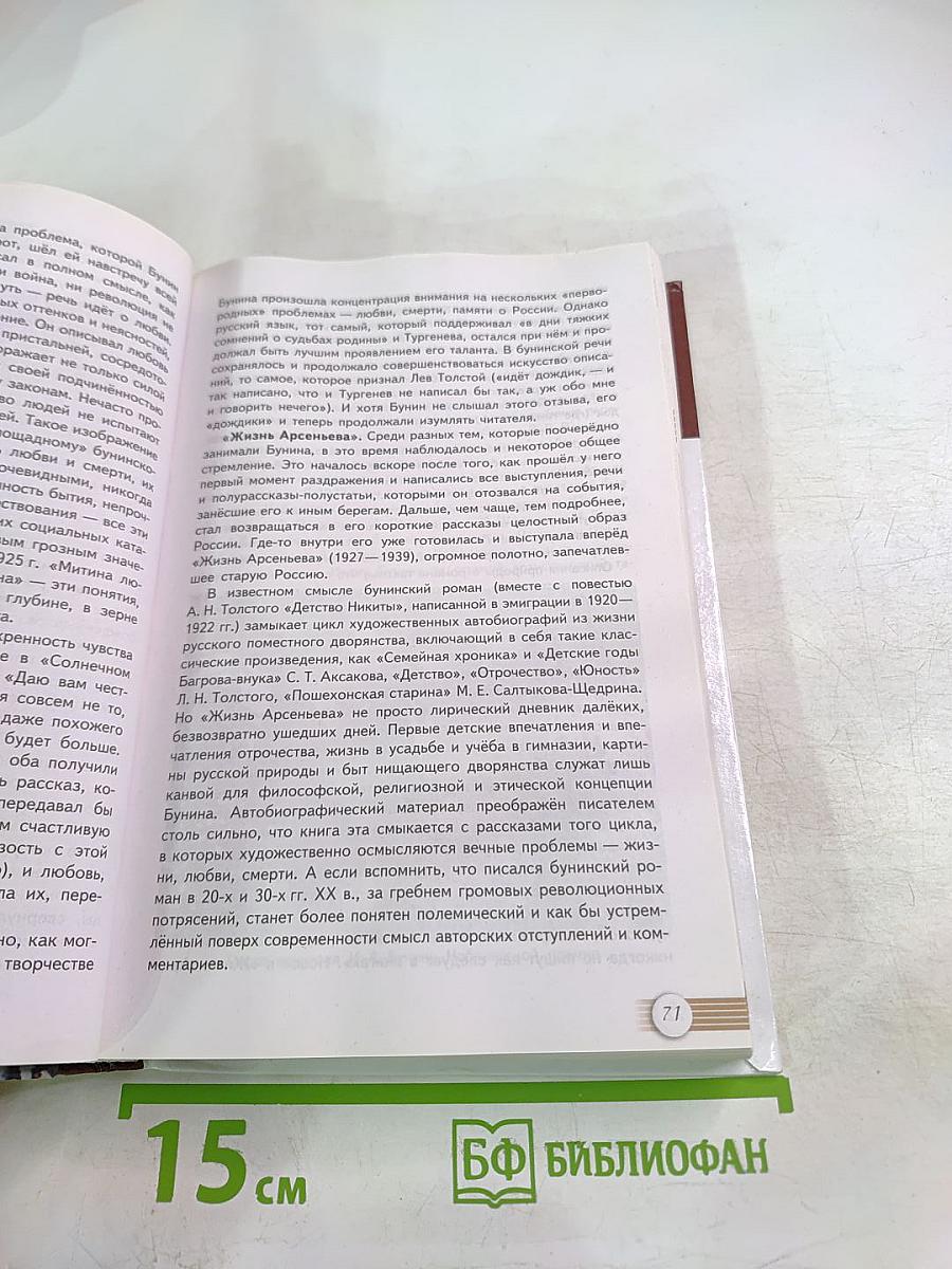 Русский язык и Литература. Литература. 11 класс, часть 1. Базовый уровень