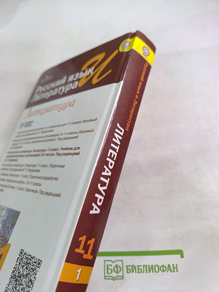 Русский язык и Литература. Литература. 11 класс, часть 1. Базовый уровень