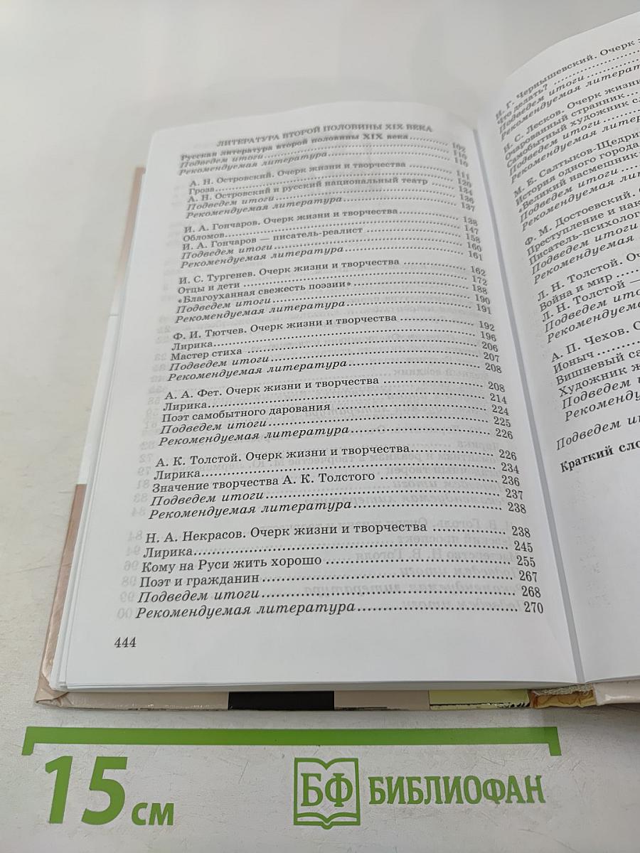 Литература. 10 класс