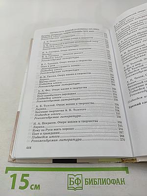 Литература. 10 класс