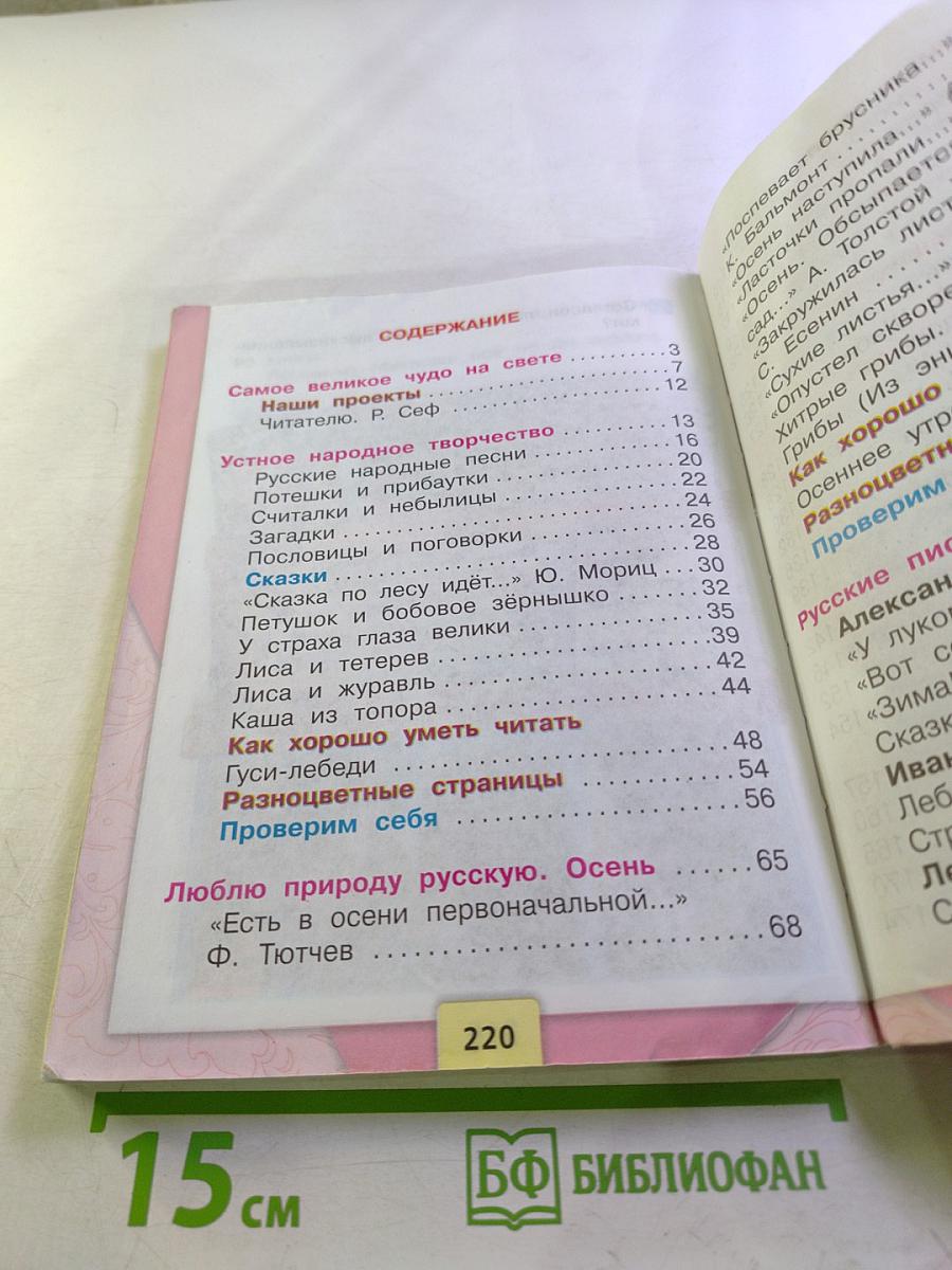 Литературное чтение. 2 класс. Часть 1