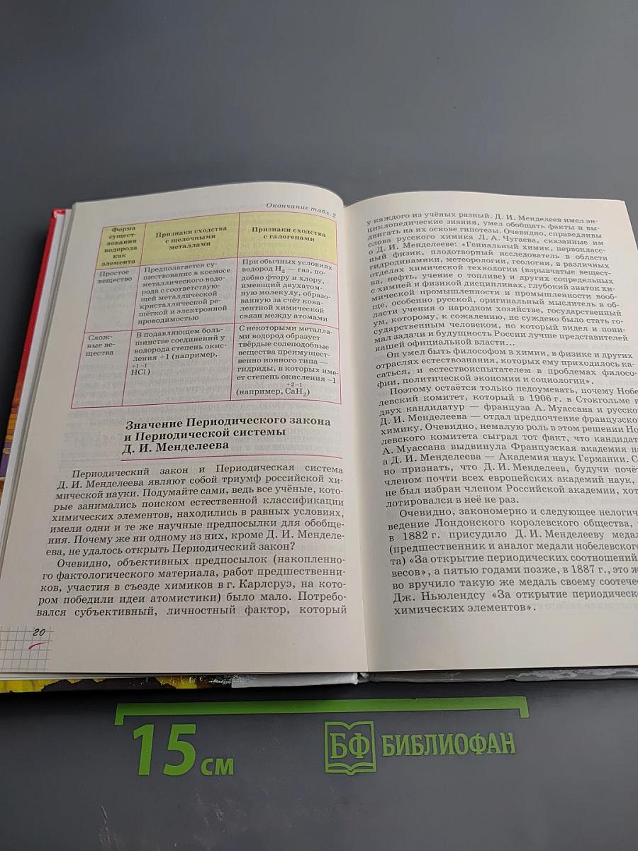 Химия 11 класс Базовый уровень