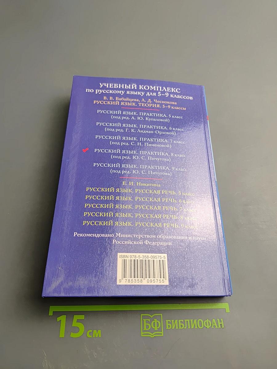 Русский язык. Практика. 8 класс