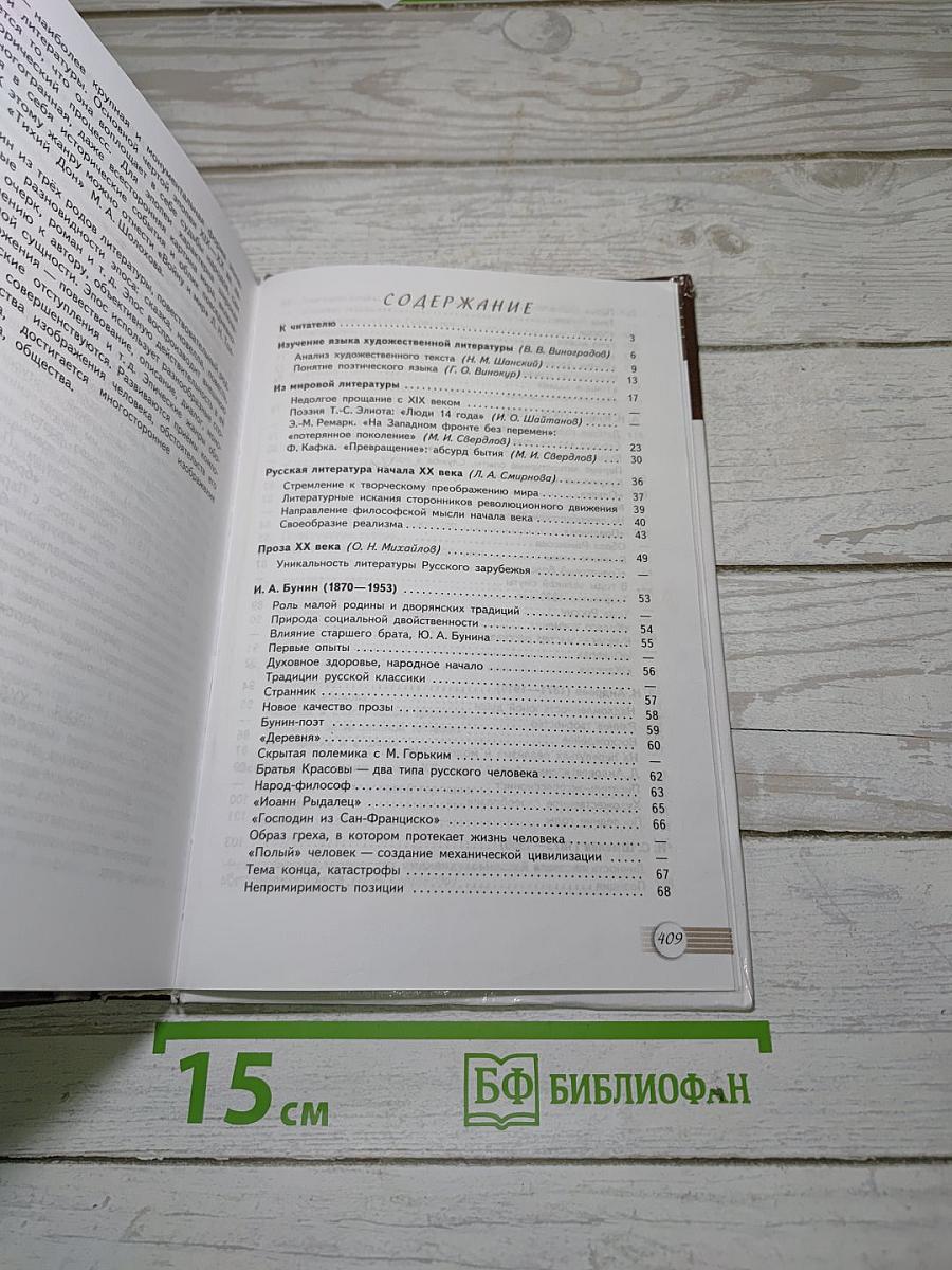 Русский язык и литература. Литература. 11 класс. Базовый уровень. Часть 1
