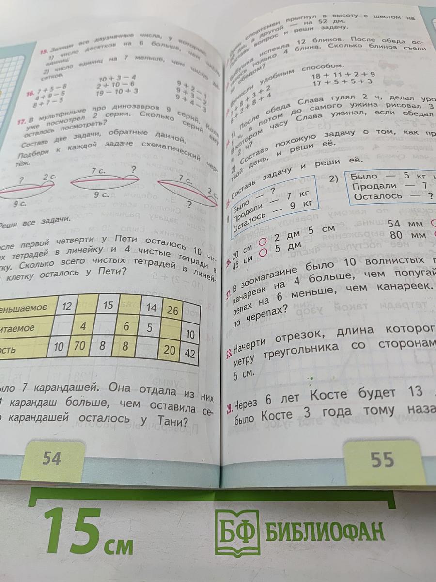 Математика. 2 класс. Часть 1