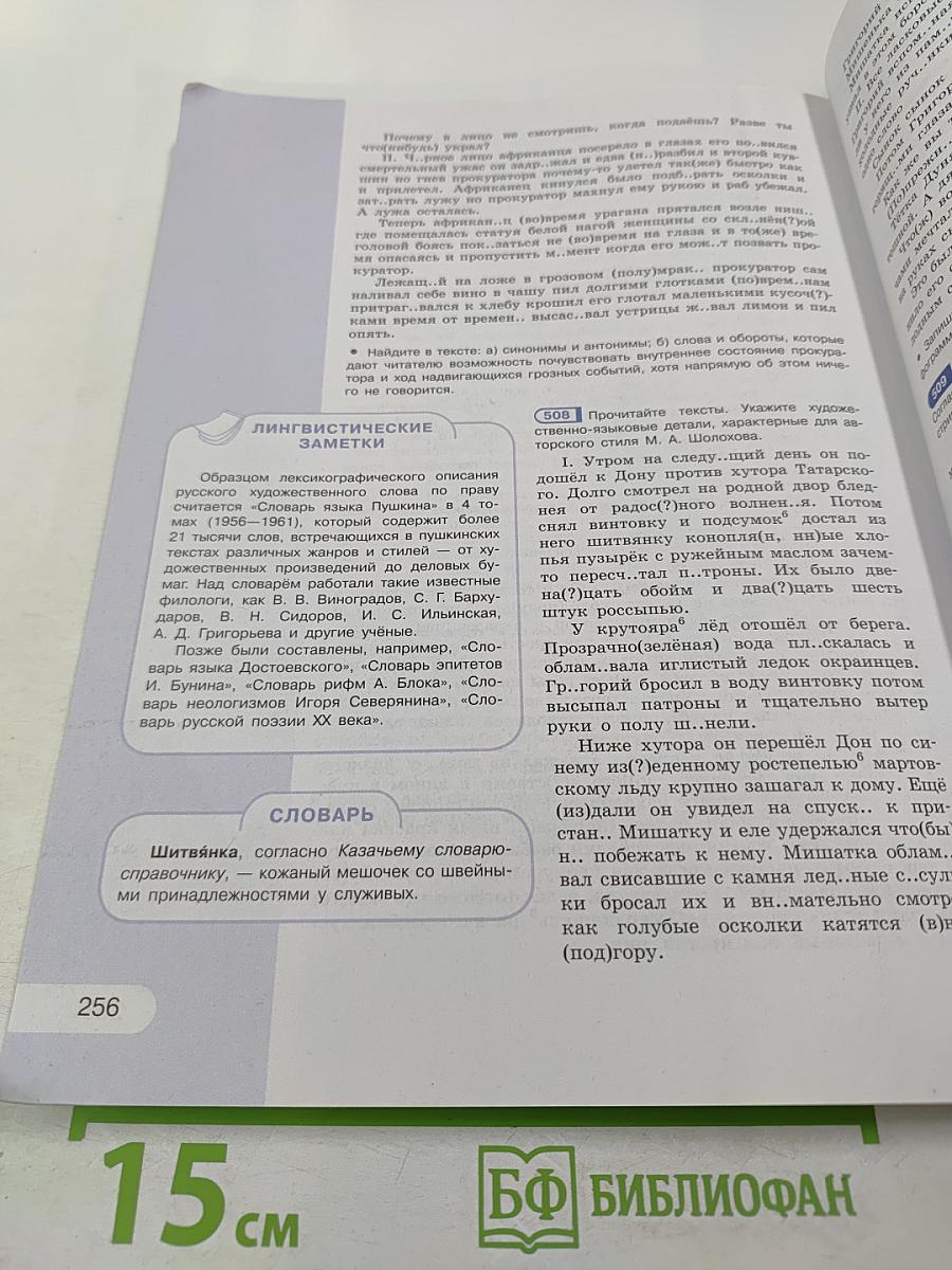 Русский язык 10–11 классы: Учебник для общеобразовательных организаций. Базовый уровень