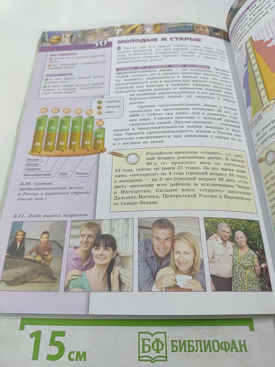 География Россия: природа население хозяйство 8 класс