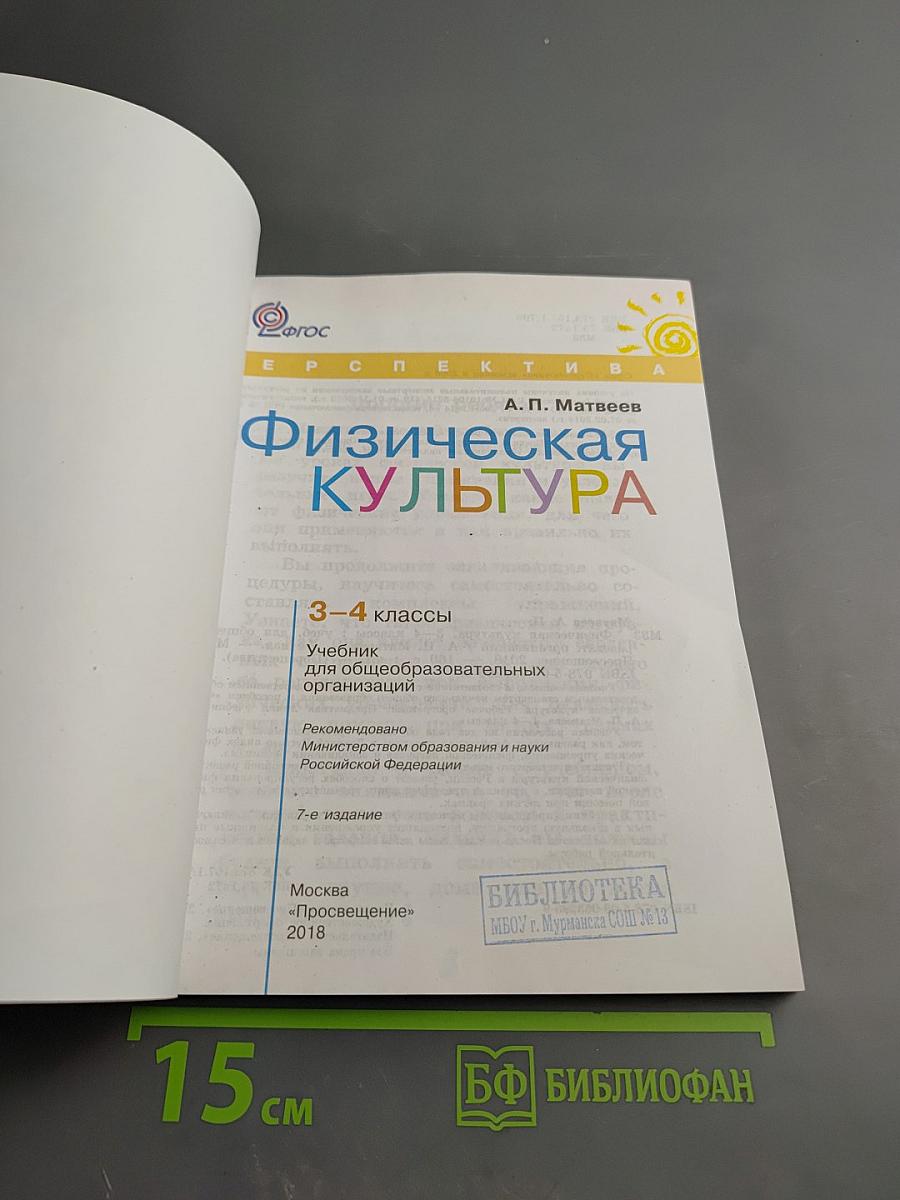 Физическая культура 3-4 классы