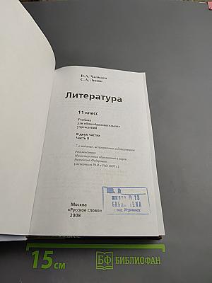 Литература 11 класс, Часть II