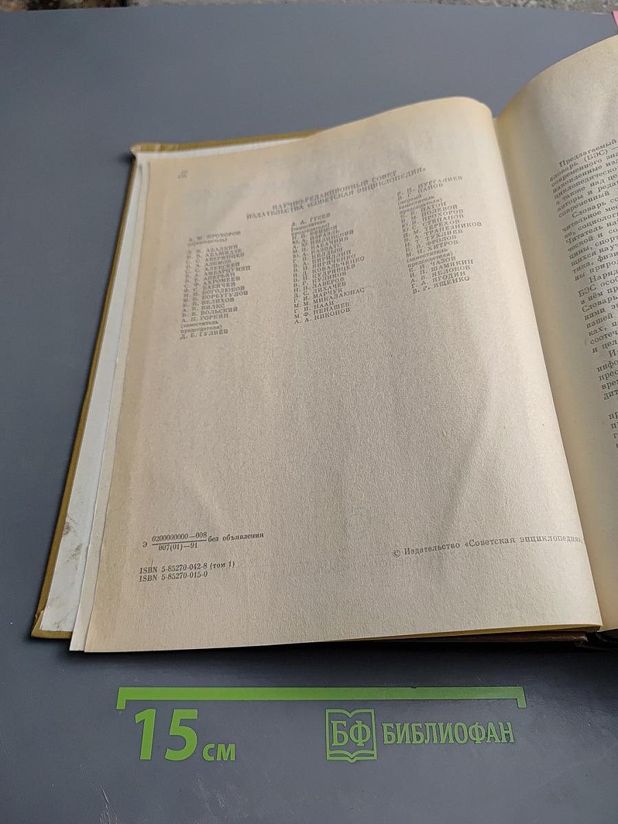 Большой энциклопедический словарь. Том 1