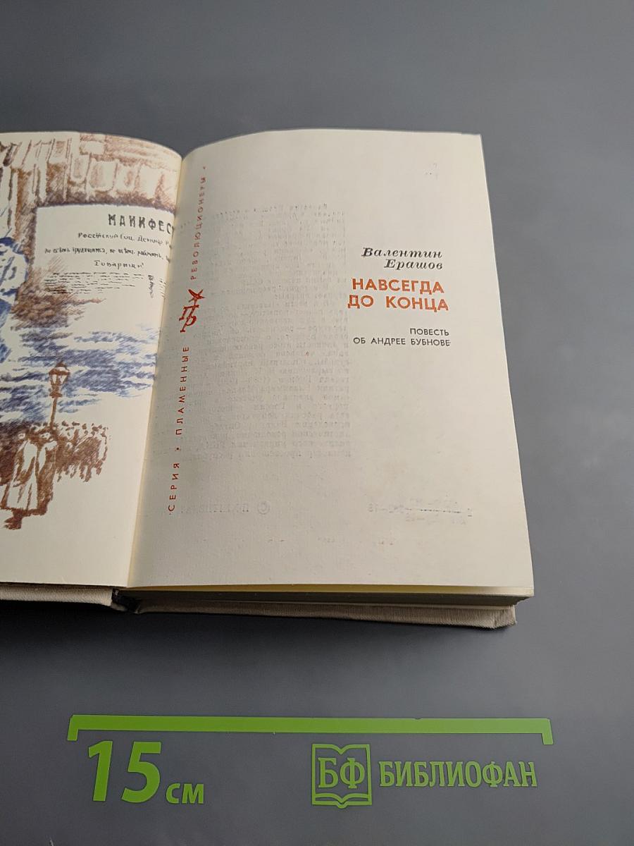 Навсегда, до конца. Повесть об Андрее Бубнове