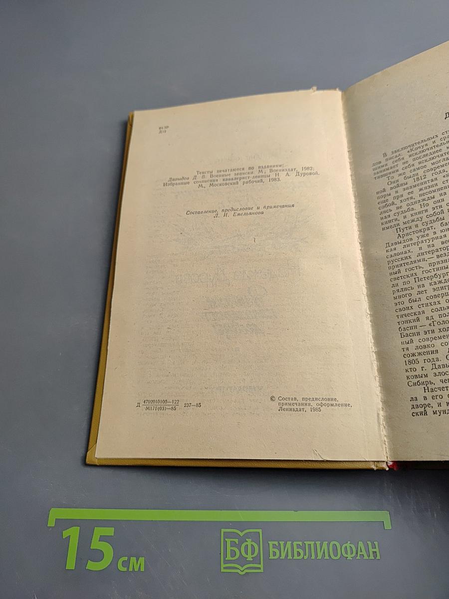 Дневник партизанских действий 1812 г. Записки кавалерист-девицы