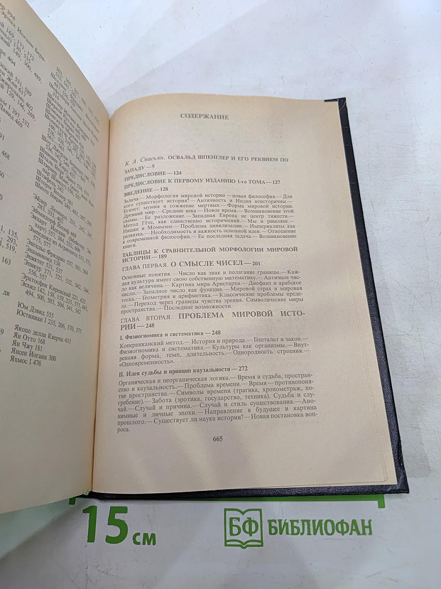 Закат Европы. Очерки морфологии мировой истории. Том 1. Гештальт и действительность