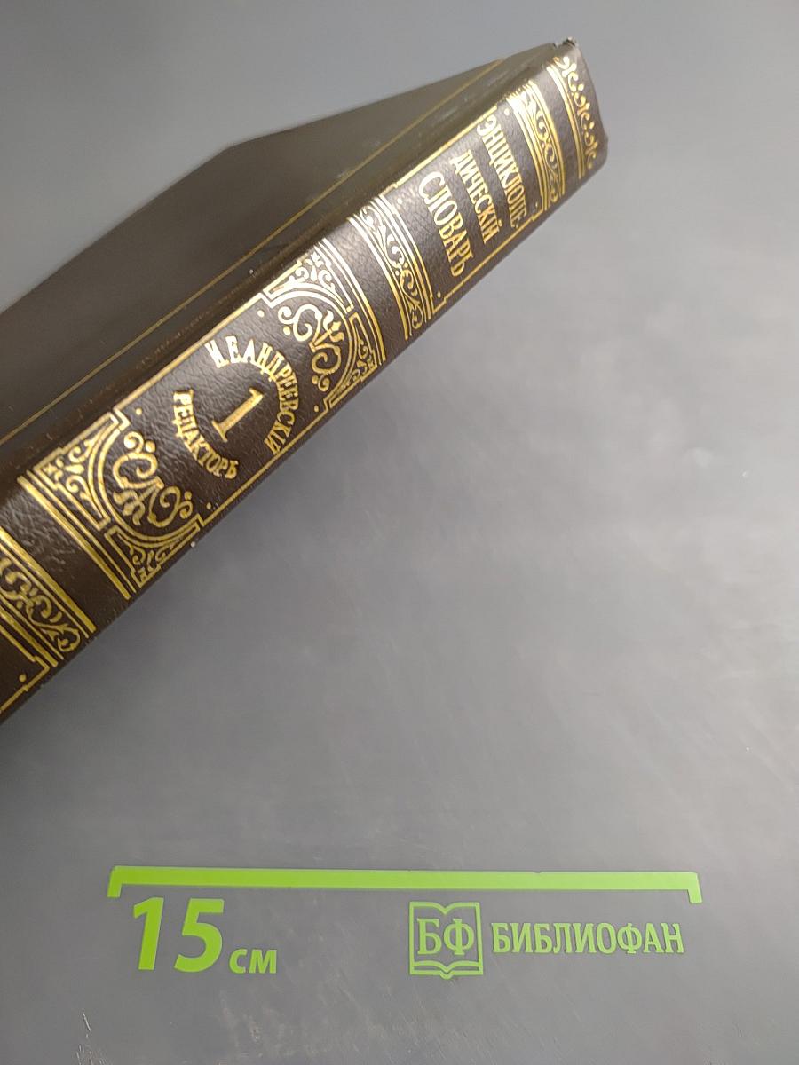 Энциклопедический словарь. Том 1. А - Алтай