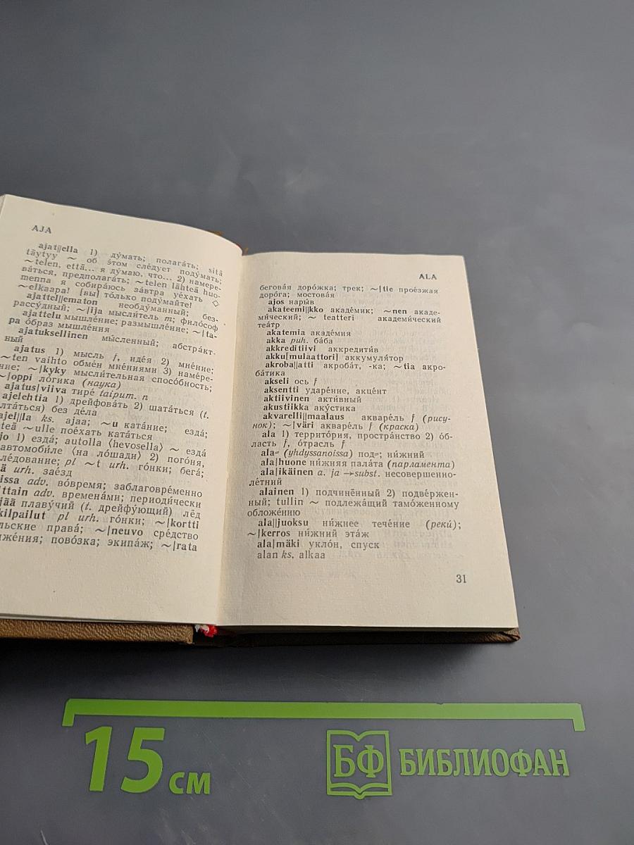 Карманный финско-русский словарь